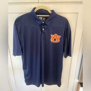 Auburn University TIGERS BLUE DRI FIT GOLF POLO SHIRT NEW SIZE Large